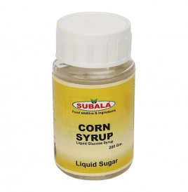 Subala Corn Syrup, Liquid Sugar (Liquid Glucose Syrup)  Glass Jar  200 grams